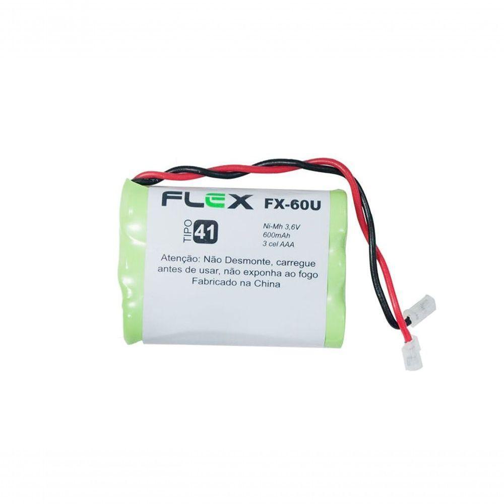 Bateria Universal Para Telefone S- Fio 3,6v 600mah Tipo 41 - Flex Gold - - 1
