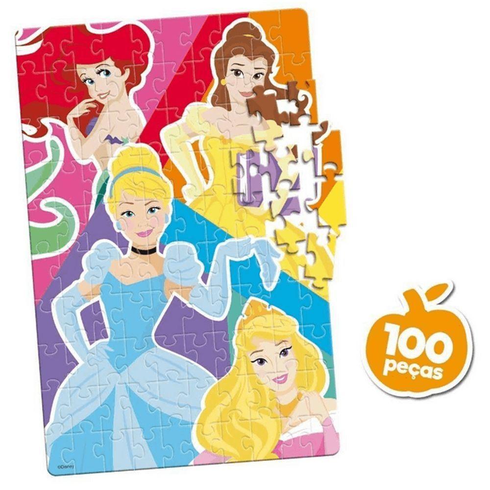 Puzzle Princesas Disney - 100 Peças - Toyster - 2