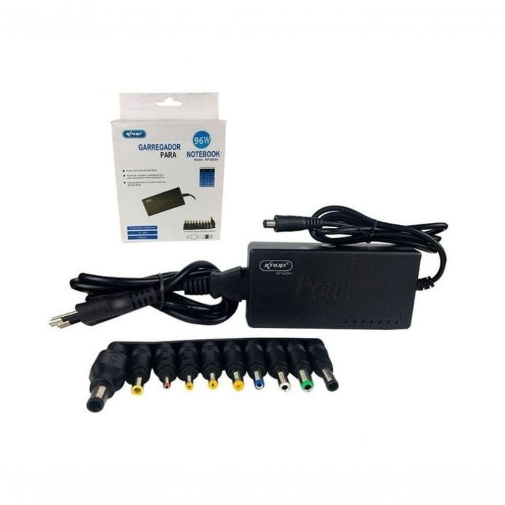 Carregador Para Notebook Fonte Universal Bivolt 96w - Kp-525a+ - Knup - 1