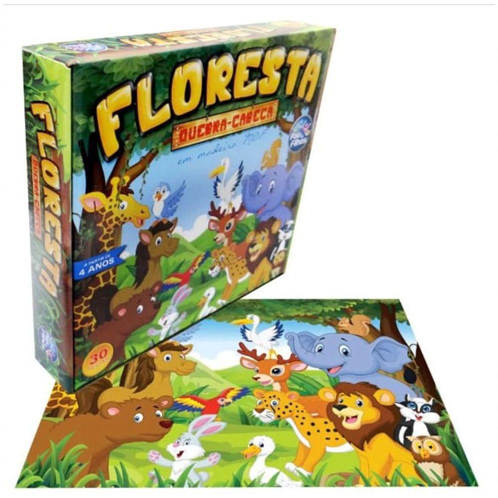 Puzzle Floresta 30 Peças - Pais E Filhos - 2