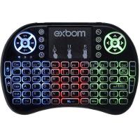 Mini Teclado Sem Fio Com Touchpad E Led - 2695 - Exbom - 1