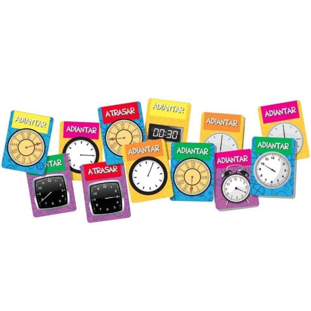 Jogo Pedagógico - Aprendendo As Horas - Pais E Filhos - 2