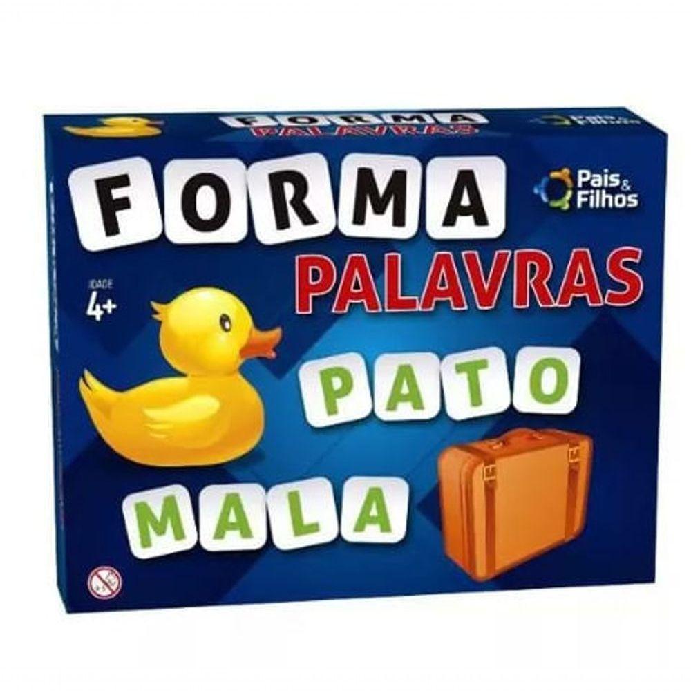 Jogo Pedagógico Forma Palavras - Pais E Filhos - - 1