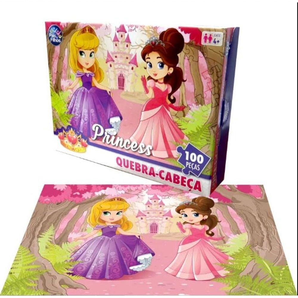 Puzzle Infantil 100 Peças - Princess - Pais E Filhos - 2