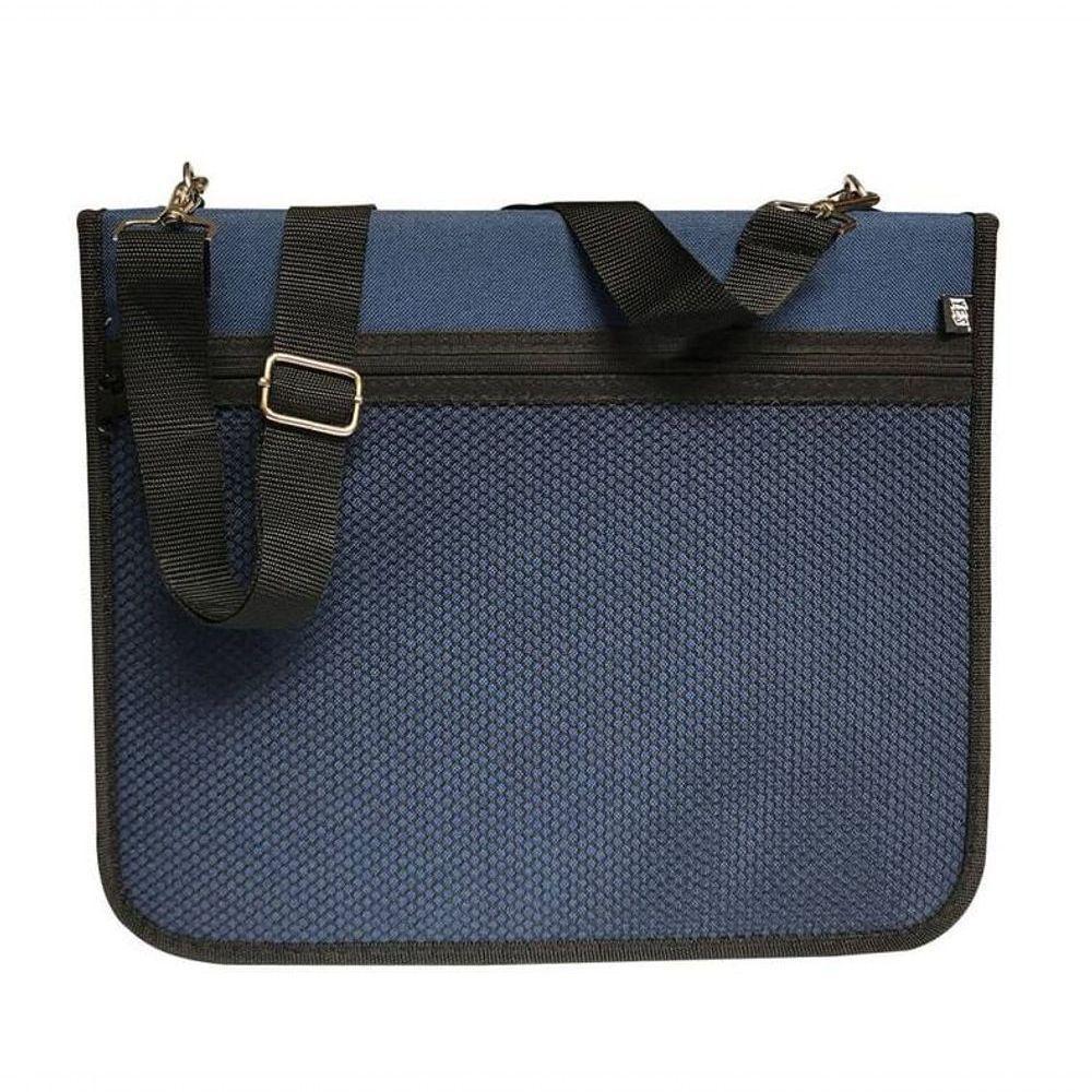 Fichário Com Zíper Ofício 4 Argolas C- Alça - Sy045 - Yes Azul - 2