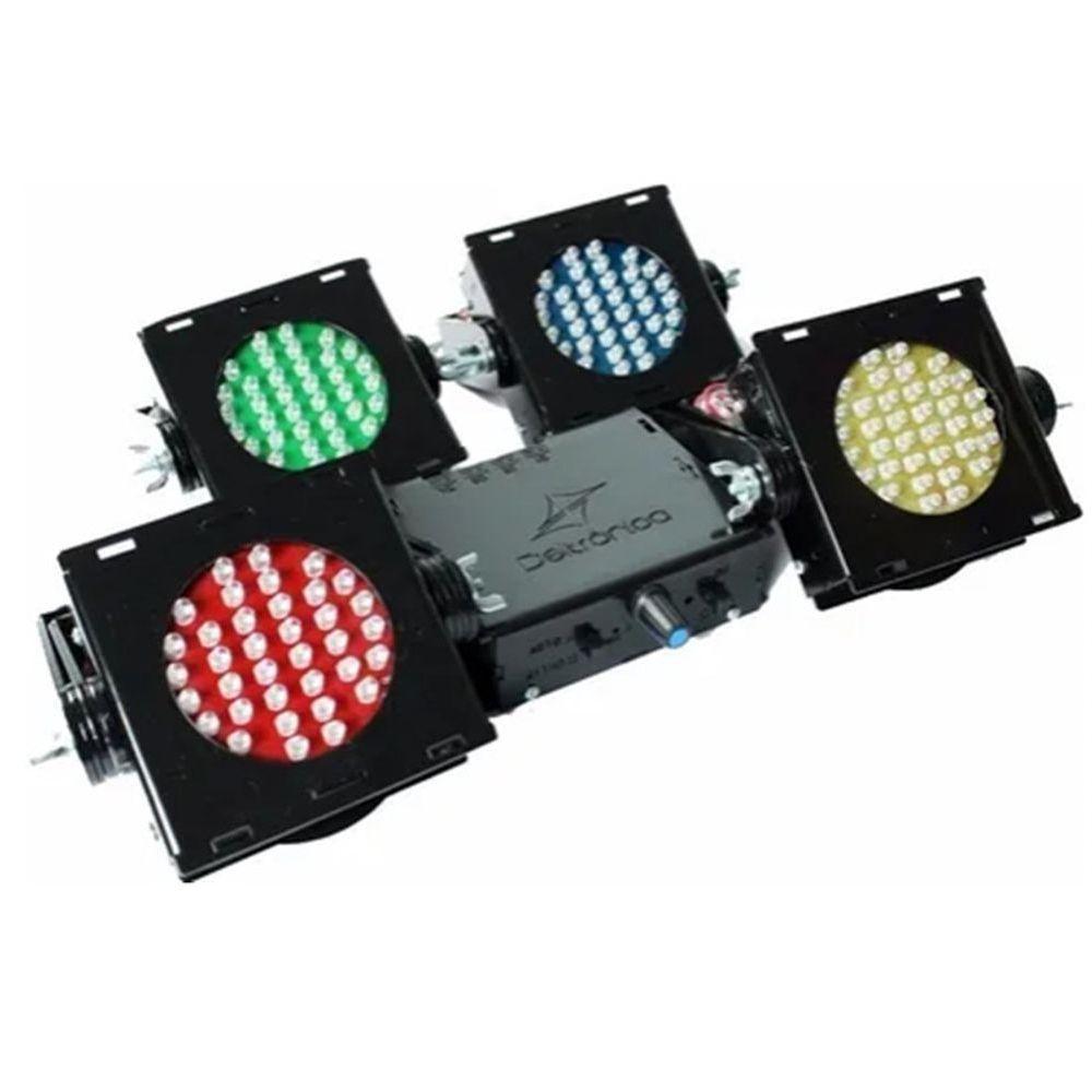 Kit 4 Canhão Led, Iluminação Dj Profissional Casa Noturna - 1