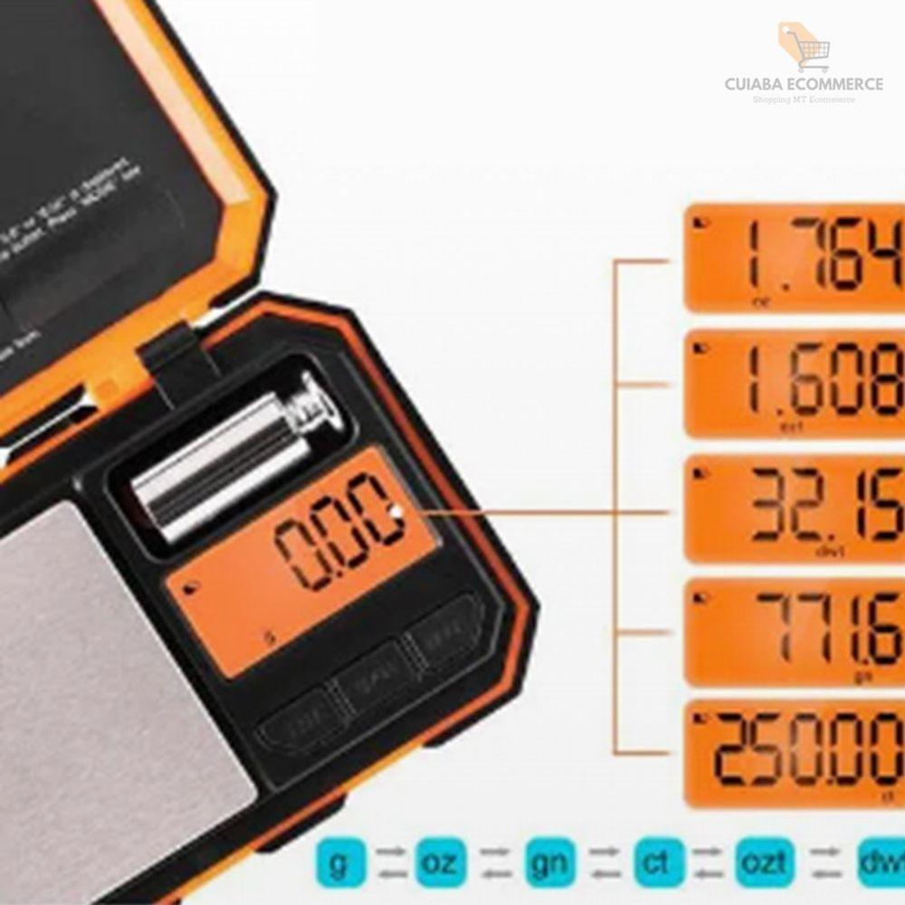 Mini Balança Digital Bolso E Alta Precisão 0,01g Até 200g - 2