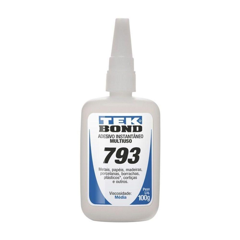 Colas Adesiva Instantânea Tek Bond 793 100G - 1