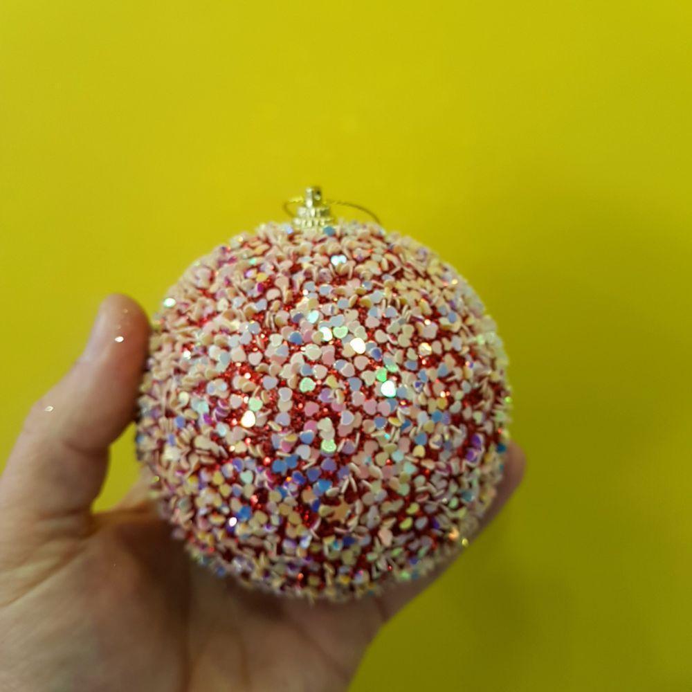 Bolas De Natal Kit Com 3 Unid 10 Cm - 4