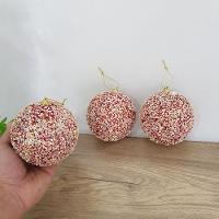 Bolas De Natal Kit Com 3 Unid 10 Cm - 5