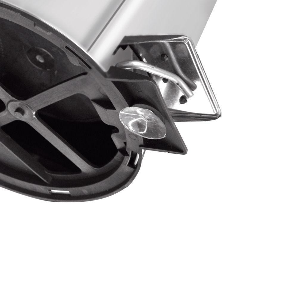 Kit Com 4 Lixeiras Brasil Inox Tramontina 12 Litros Pedal 94538112 - 4