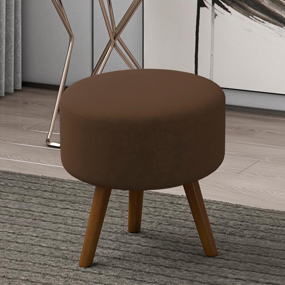 Puff Puf Para Sala Pes Palito Small Veludo Sl 942 Peer Sl 942 - 3