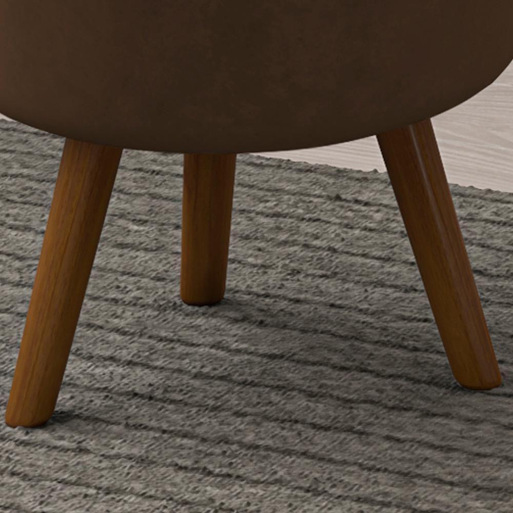 Puff Puf Para Sala Pes Palito Small Veludo Sl 942 Peer Sl 942 - 4