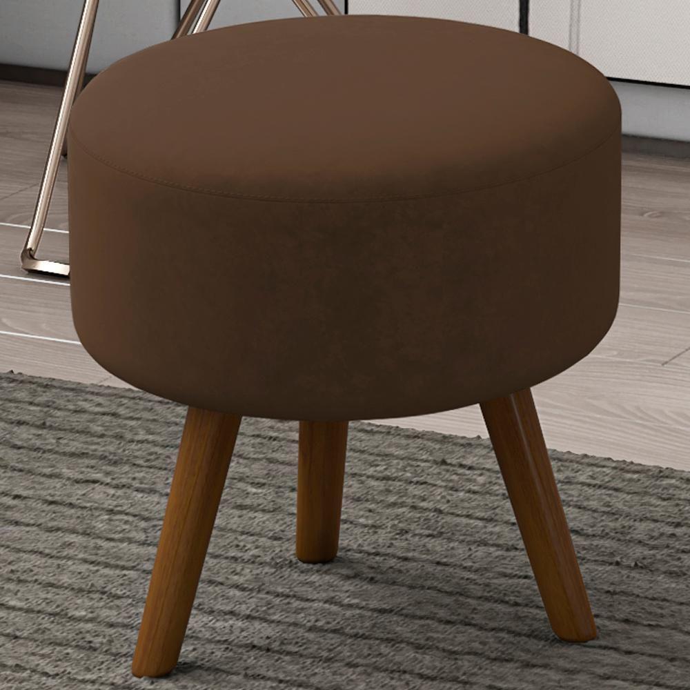 Puff Puf Para Sala Pes Palito Small Veludo Sl 942 Peer Sl 942 - 6