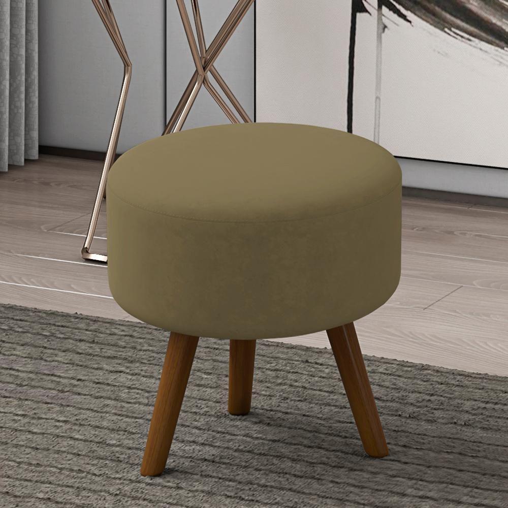 Puff Puf Para Sala Pes Palito Small Veludo Sl 945 Peer Sl 945 - 3