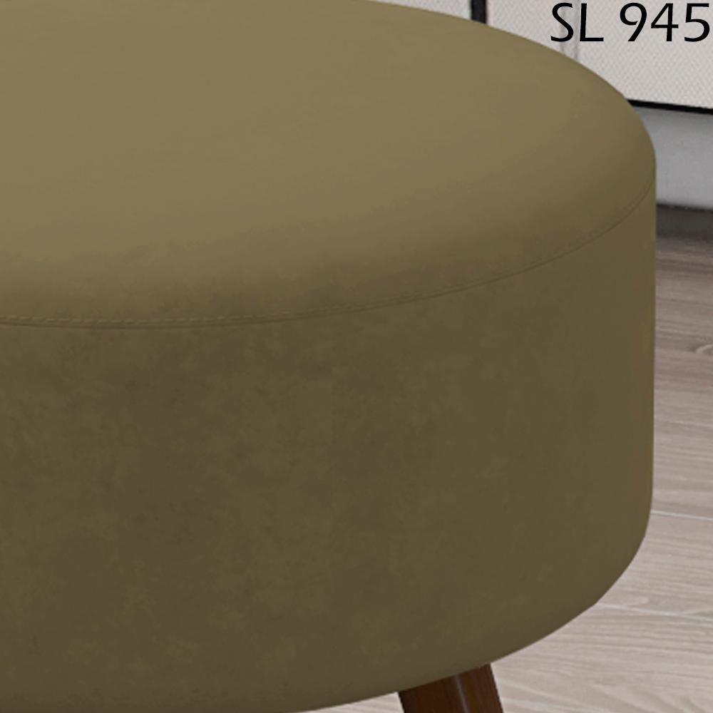 Puff Puf Para Sala Pes Palito Small Veludo Sl 945 Peer Sl 945 - 9