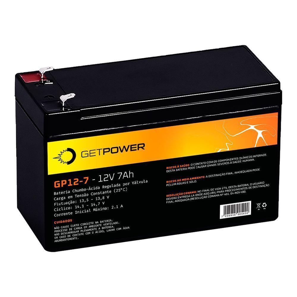 Bateria P- Nobreak Getpower 12v 7ah - Gp12-7 - 1