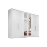 Guarda Roupa Casal 6 Portas E 6 Gavetas C/ Espelho Robust Plus Branco - Novo Horizonte