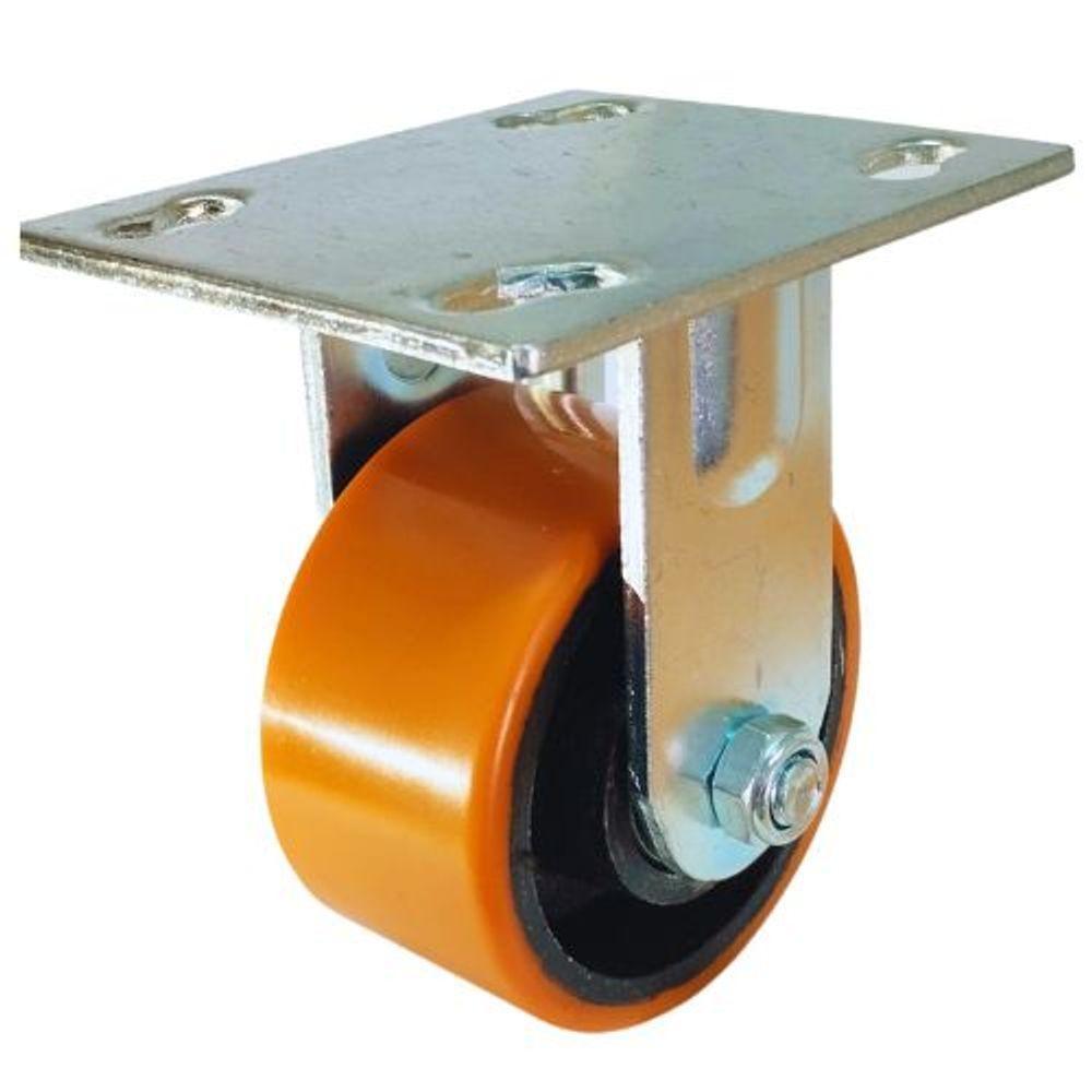 Rodizio Industrial Carga Pesada 4x2 Pol. Fixo 400 Kg - 1