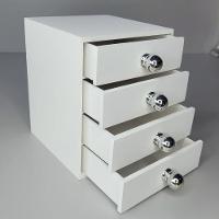 Gaveteiro Em Mdf Com 4 Gavetas (20x16x16) Branco - 2
