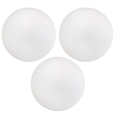 Kit 03 Assentos Redondo Banqueta Cadeira Estofados Poltronas H02 Corino Branco 25 Cm - Lyam Decor