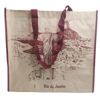 Bolsa Ecologica Reutilizavel Ecobag Kit 10 Unidades Compras Mercado Sacola De Ombro Alça Resistente Dobravel Pratica - 2