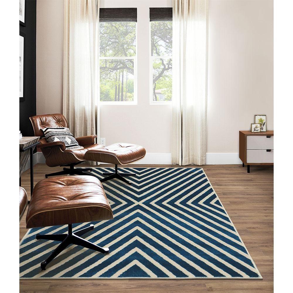 Tapete Para Sala Lyre Blu 1,50x2,00 São Carlos - 5