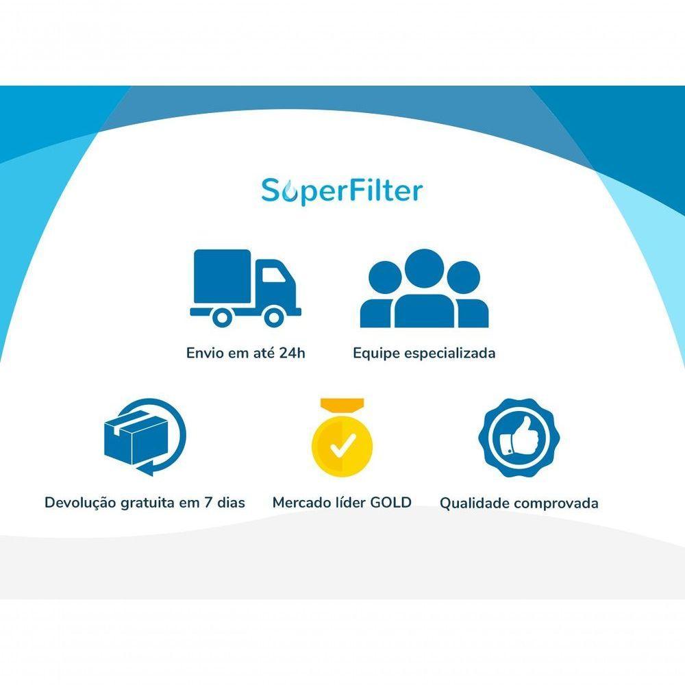 24 Valvula Registro Engate Rápido Branca Filtro 1-4, 8, 3-8 - 4