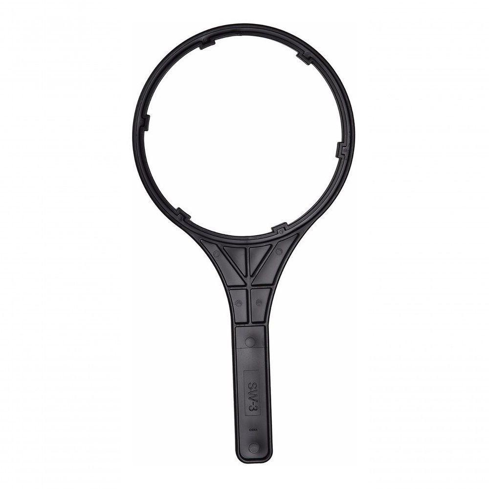 Kit Carcaça Filtro Big Blue Bbi 20 X 4,5 Com Chave E Suporte Cor Azul Rosca 1"1-2 - 6