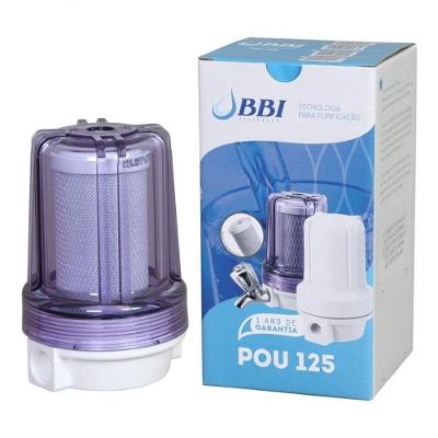 Filtro Para Ponto De Uso Bbi Transparente F125tr 5" Cor Transparente Voltagem Não Se Aplica