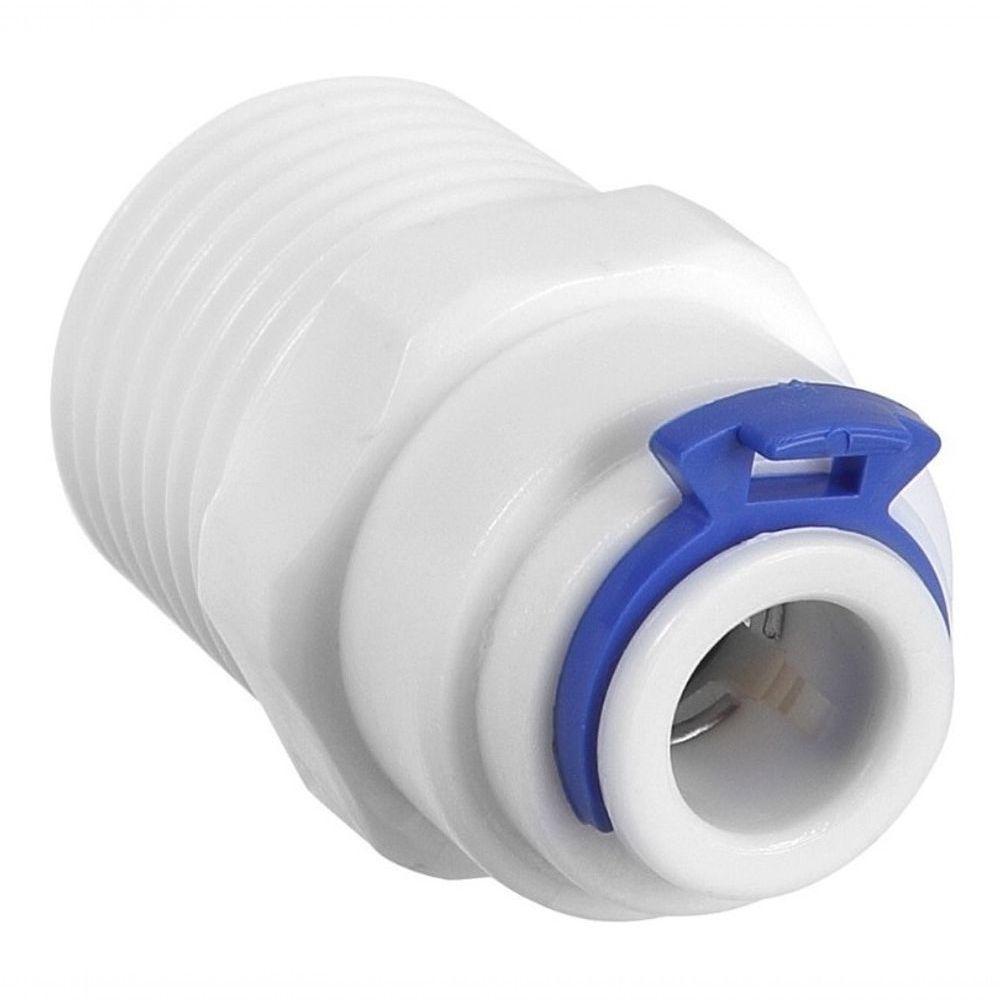 10 Conexão Reta Engate Rápido Rosca 1-2 P- Purificador + Man - 1