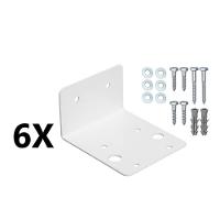 Kit 6 Suporte Metal P- Filtro Carcaça Big Blue 10 E 20 Bbi - 1