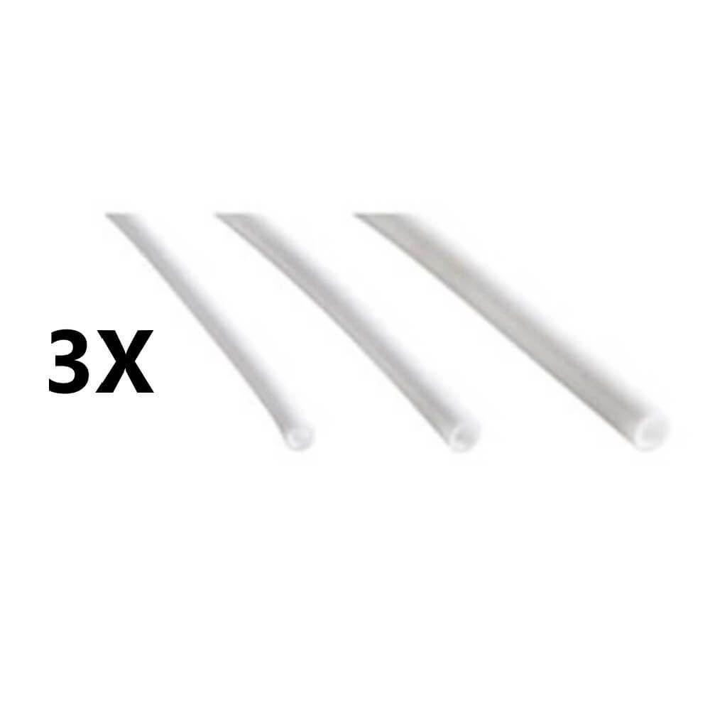 3 Valvula Registro Engate Rápido 5-16 Branca 8 Mm + 3 Metros - 2