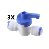 3 Valvula Registro Engate Rápido 5-16 Branca 8 Mm + 3 Metros - 3