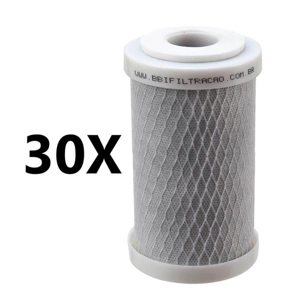 Kit 30 Refil Filtro 5 Carbon Block Carvão Bbi Pentair - 1