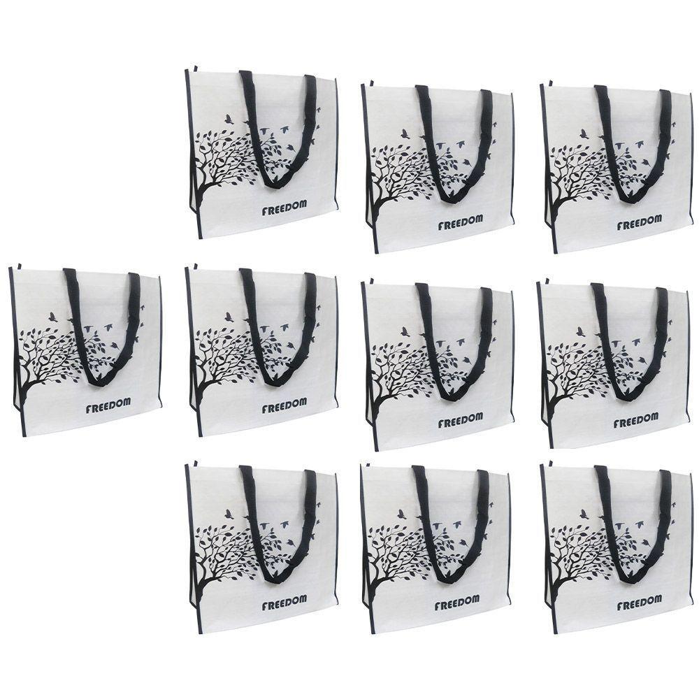 Bolsa Ecobag Ecologica Kit 15 Uni Sacola De Ombro Compras Mercado Dobravel Reutilizavel Retornavel - 1