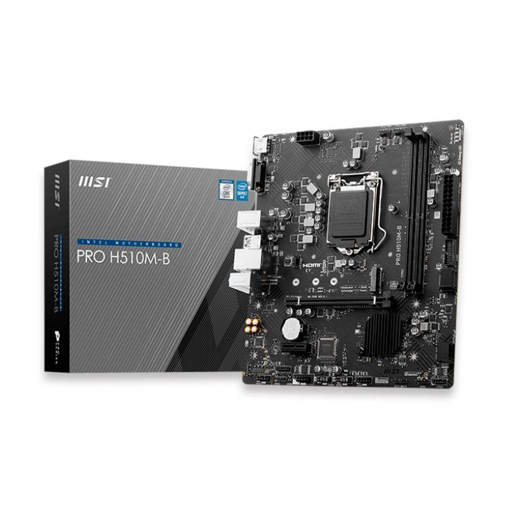 Placa Mae Msi Pro H510m-b Intel Lga 1200 911-7e05-006 - 1