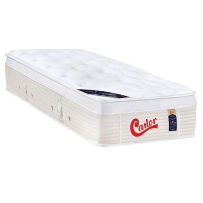 Colchão Solteiro Molas Ensacadas Gold Star Vitagel Euro Pillow Visco Gel 78x188x32cm Castor
