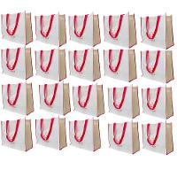 Bolsa Ecobag Reutilizavel Kit 20 Uni Mercado Compras Reutilizavel Sacola De Ombro Economica - 1