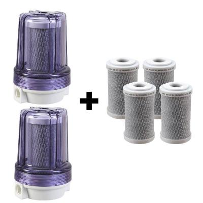 2 Filtro Pou 125 Transparente Bbi Carvão Ativado + 4 Refis Cor Transparente Voltagem Não Se Aplica