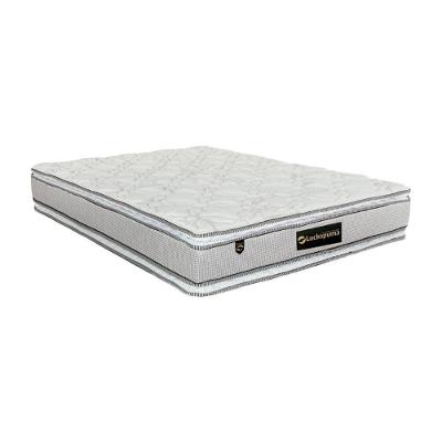 Colchão Queen Molas Ensacadas Masterpocket Lucksfaction Plus Pillow Top Gray Luckspuma