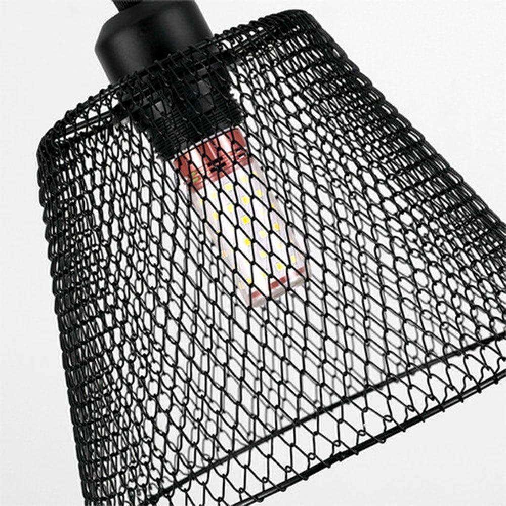 Lustre Pendente Abajur Cupula Decoraçao Casa Quarto Sala Copa Iluminaçao Metal Aramado Ajustavel Luz Teto Lampada - 9