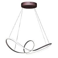 Lustre Pendente Aneis Infinito Arco 3 Em 1 Led 49w Luminaria Ambiente Sala De Estar Quarto Cozinha Recepçao Residencial Comercial Decoraçao Luxo - 6