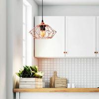 Lustre Pendente Luminaria Ajustavel Metal Aramado Design Moderno Decoraçao Sala Quarto Mezanino Casa Iluminaçao Luz - 5