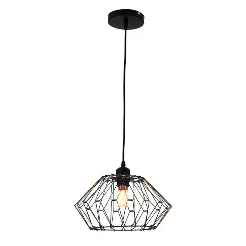 Lustre Pendente Luminaria Teto Decoraçao Flexivel Moderna Rustica Metal Aramado Sala Quarto Mezanino Casa Iluminaçao Resistente - 13
