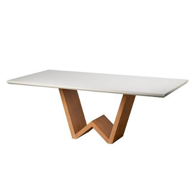 Mesa De Jantar Valentina 220X110 Cm Off White Cinamomo