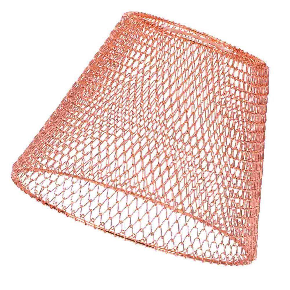 Lustre Cupula Pendente Abajur Metal Aramado Decoraçao Quarto Sala Casa Bar Copa Teto Lampada Luz Iluminaçao Ambiente - 7