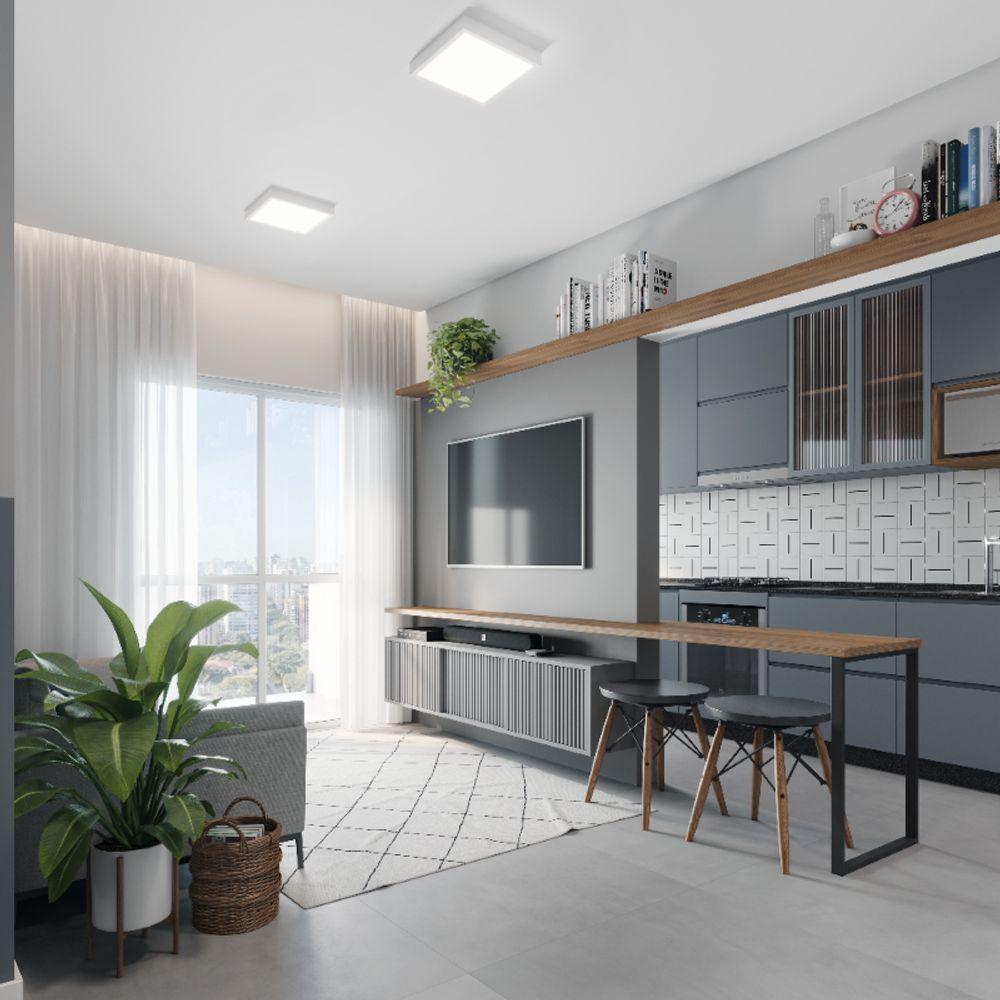 Luminária Led Painel Sobrepor Quadrado 24w Bivolt Avant - 3