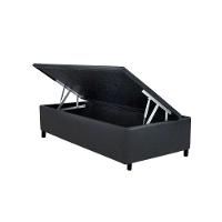 Cama Box Baú Universal Solteiro Courano Gray (88x188x35) - Costa Rica - 1