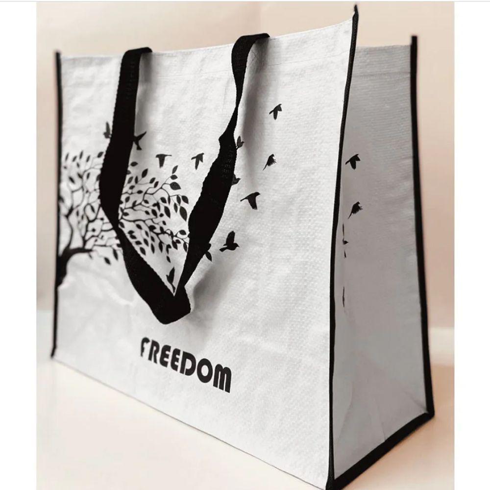 Ecobag Bolsa Ecologica Dobravel Retulizavel Compras Mercado Sacola Ombro Reciclavel - 3